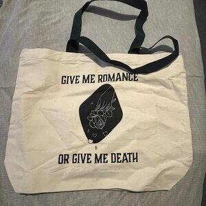 Give Me Romance of Give Me Death tote